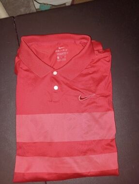 Nike DriFit Polo Golf Shirt Big Mans Size 2XL Red 2X Perfect